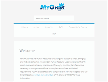 Tablet Screenshot of myohr.com